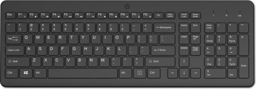 225 - Tastatur - Dansk - Svart