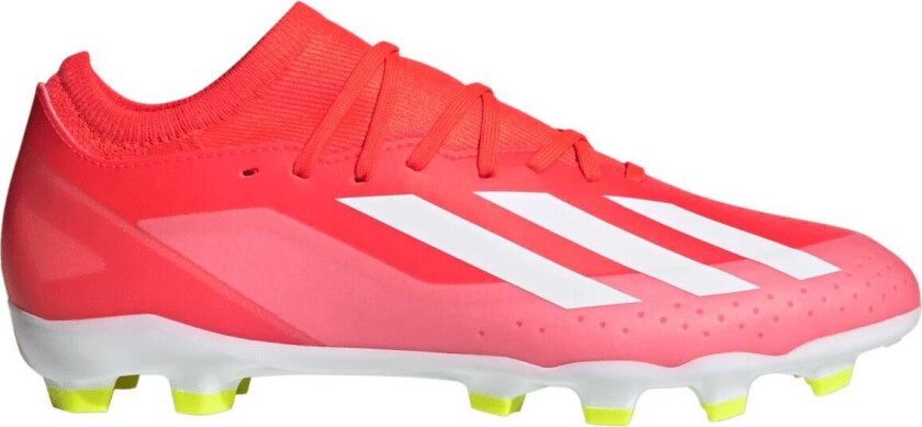 adidas X Crazyfast League MG / Q2 24, fotballsko gress og kunstgress, unisex Red/White/Yellow