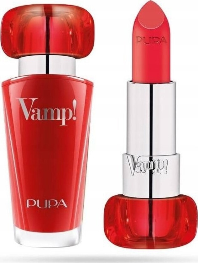 PUPA Puppe, Vamp!, Parabenfri, Volum, Cream Lipstick, 307, Coral Island, 3,5 g