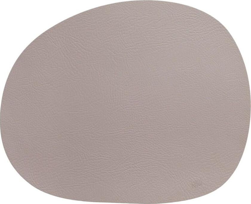 Bilde av Aida Raw spisebrikke lær Dusty rose buffalo