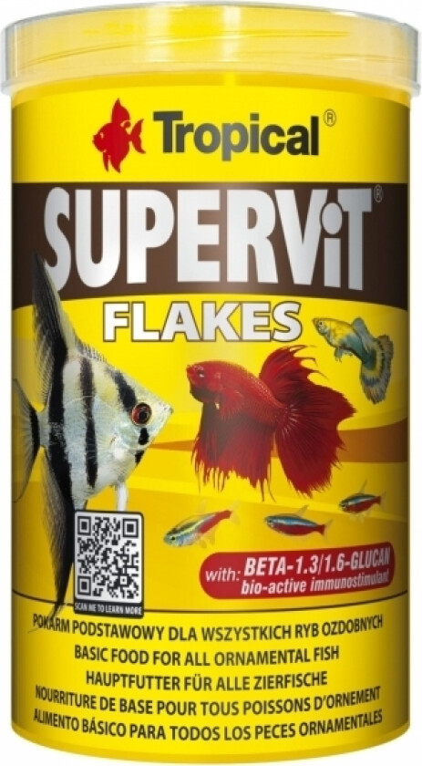 Supervit multi-ingrediens mat for fisk 1000ml/200g