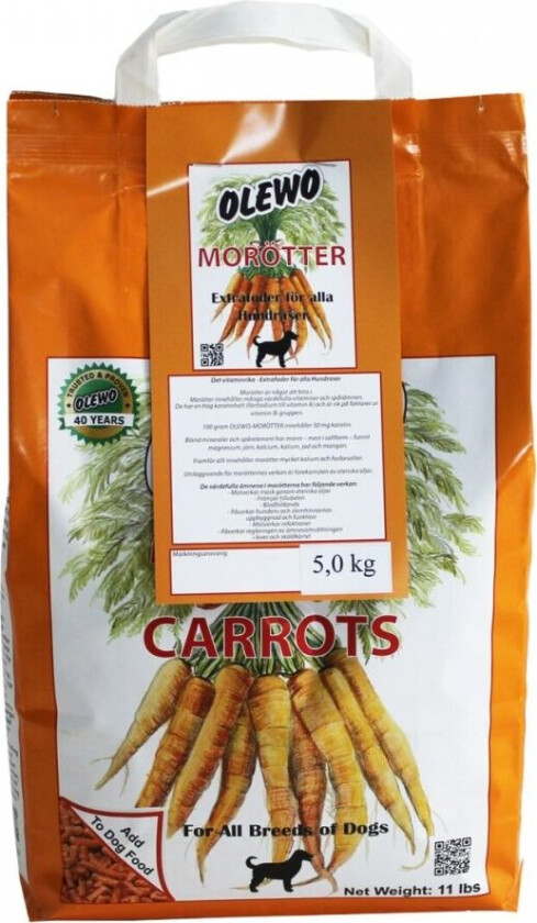 Bilde av Gulrotpellets for Hund (5 kg)