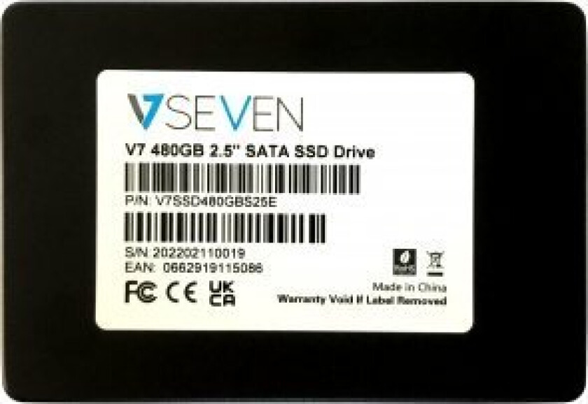 Harddisk V7 V7SSD480GBS25E 480 GB