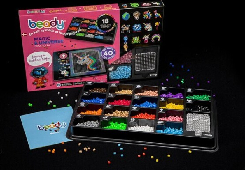 TOYMAX Beady Magic & Universe 4.500 perler + 4 plader