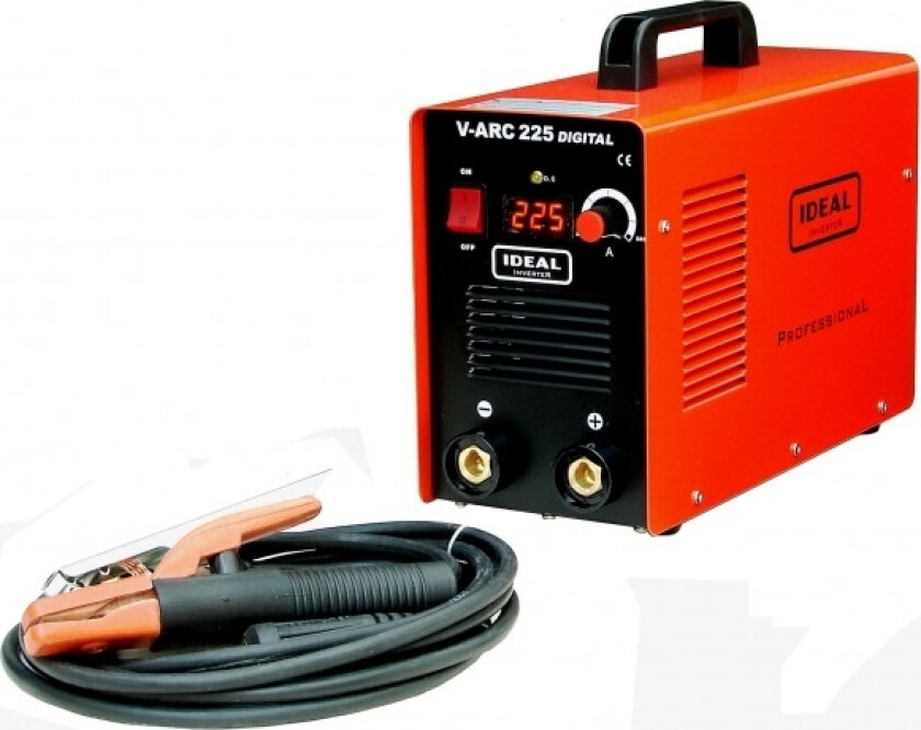 Ideal Inventor sveiser V-ARC 225 DIGITAL + kabler - V-ARC225