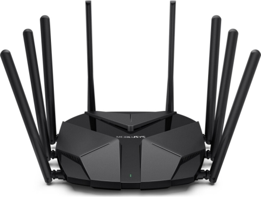 MR90X, Wi-Fi 6 (802.11ax), Dobbelbånd (2.4 GHz / 5 GHz), Ethernet/bredbåndsforbindelse, Sort, Frittstående router
