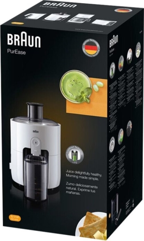 PurEase SJ 3100 WH - Juicer - hvit