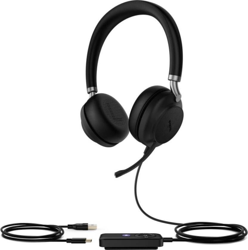 UH38 Dual Teams, Ledning & Trådløs, 20 - 20000 Hz, Samtaler/musikk, 180 g, Hodesett, Sort