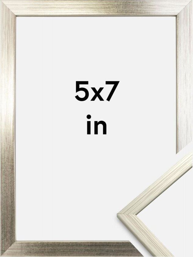 Ramme Edsbyn Sølv 5x7 Inches (12,7x17,8 Cm)