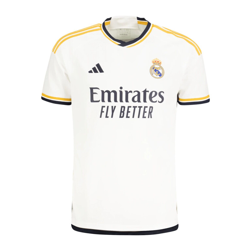 adidas Real Madrid Home Jersey 2023/24, fotballdrakt, herre White