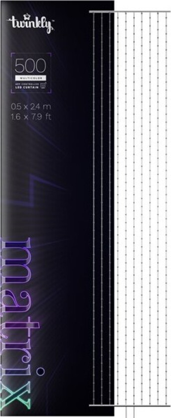 Matrix 500 RGB LEDs Clear Wire Plug Type F