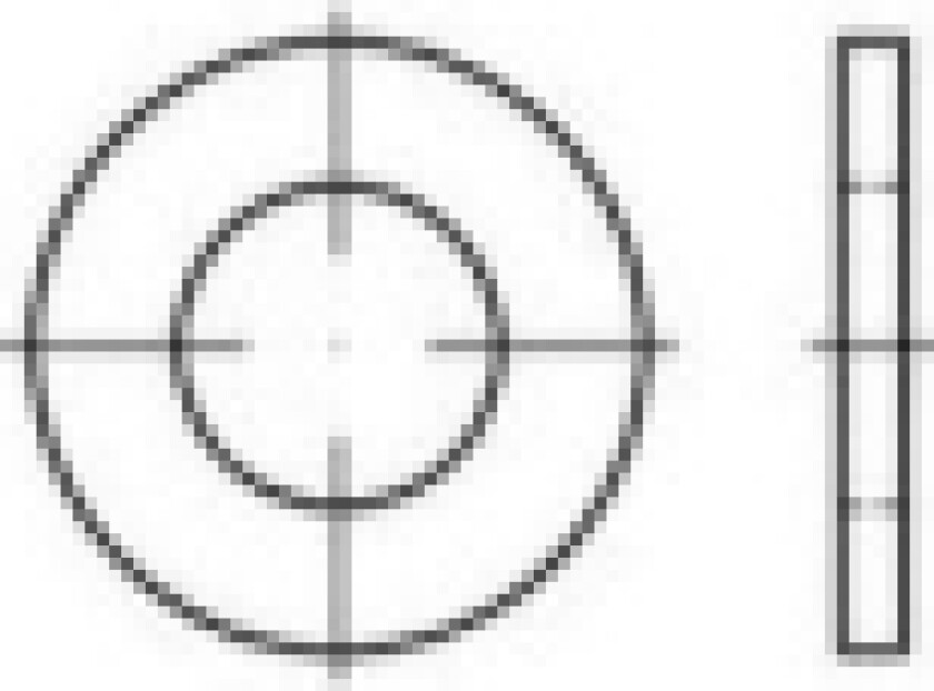 Bilde av Underlægsskiver 23 mm 39 mm Stål 200 stk TOOLCRAFT 147792