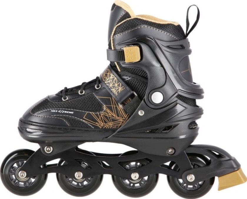 NH18192 rulleskøyter med utskiftbare, justerbare skisser, størrelse 29-33