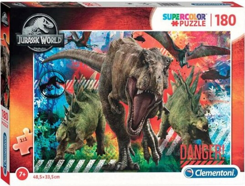 Jurassic World puslespill 180 stk