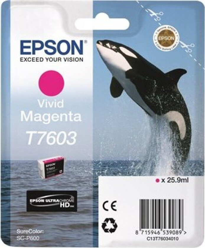 T7603 - vivid magenta - original - ink cartridge - Blekkpatron Vivid magenta