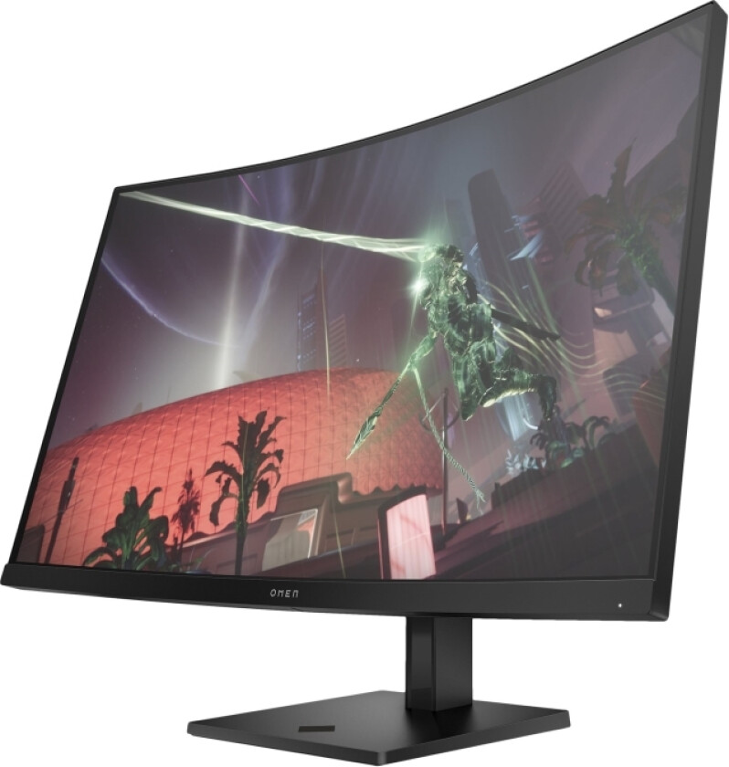 OMEN by HP 32c - LED-skjerm - spill - 31,5" - 2560 x 1440 QHD @ 165 Hz - VA - 400 cd/m² - 3000:1 - HDR400 - 1 ms - 2xHDMI, DisplayPort - svart