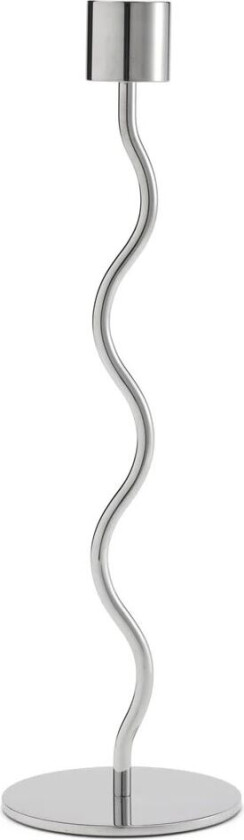 Curved lysestake 26 cm Stainless steel