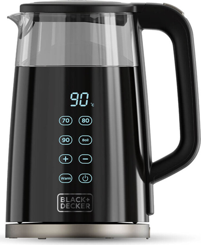 Vannkoker Kettle Glass Black 1.7L - Svart - 2200 W