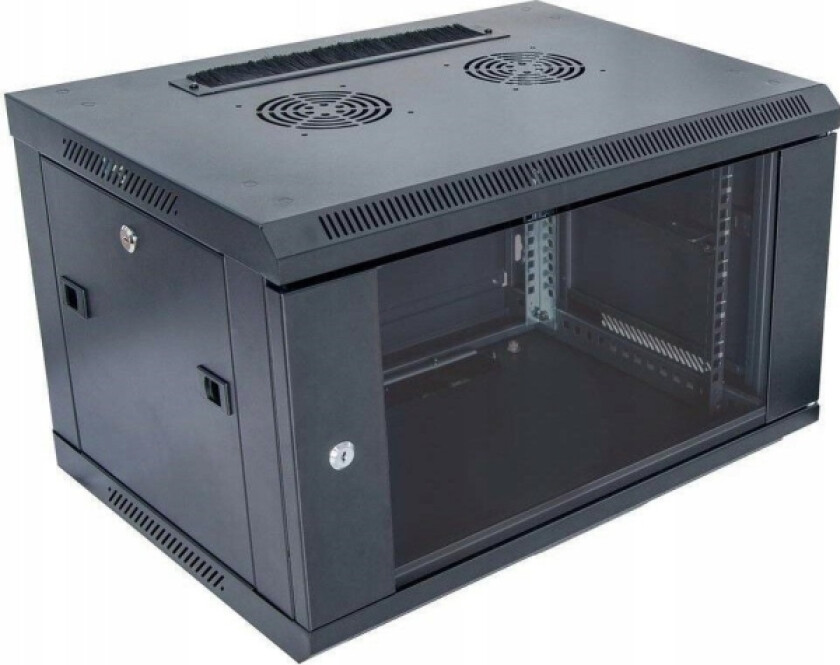 skap RACK hengende skap 19 tommer 6U 600x450x370 CCSW-0604-06U