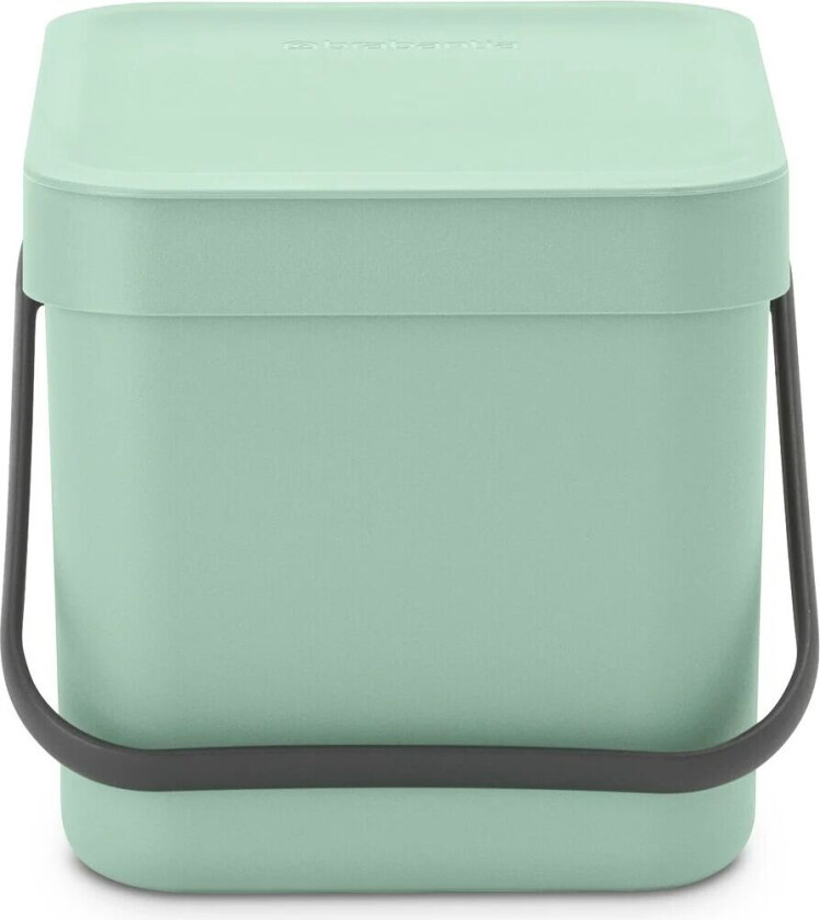 Sort & Go søppelbøtte 6 liter Jade green