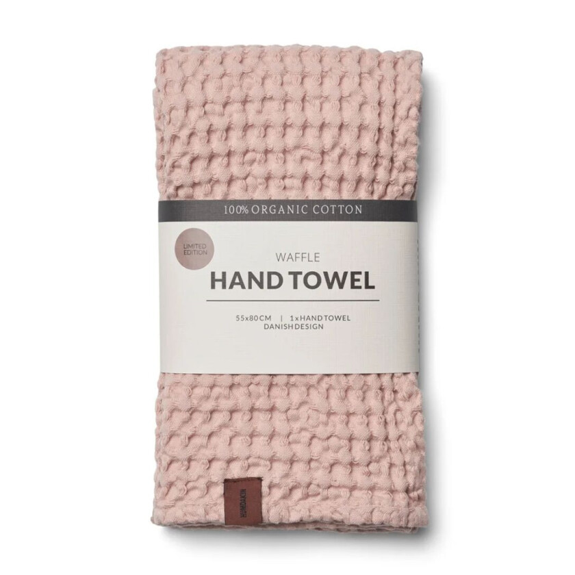 Waffle håndkle 55 x 80 cm Blush