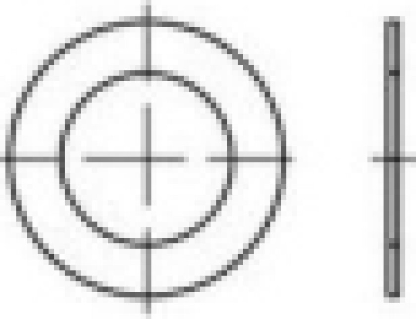 Passkiver 55 mm 68 mm Stål 100 stk TOOLCRAFT 135608