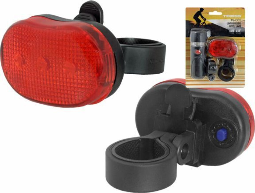 Sykkellykter TS-665 sort
