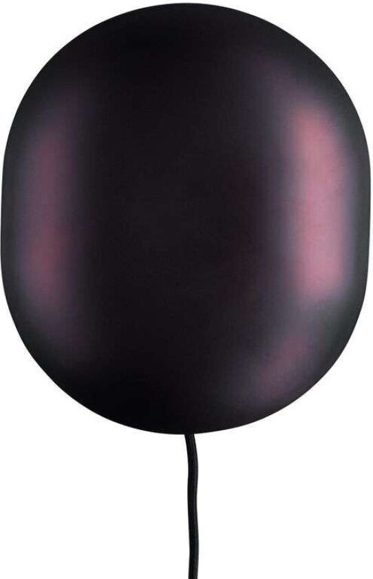 Clam vegglampe 26 cm Burned black