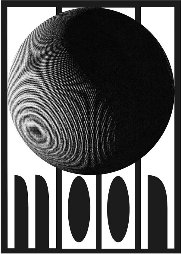 Moon plakat 30 x 40 cm