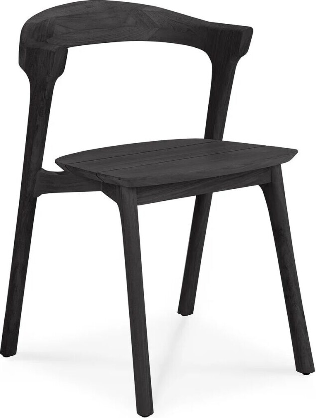 Bok outdoor stol Svartbeiset eik