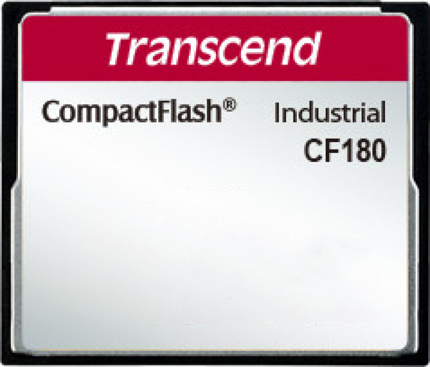 CF180I, 0,512 GB, CompactFlash, MLC, 85 MB/s, 75 MB/s, Sort