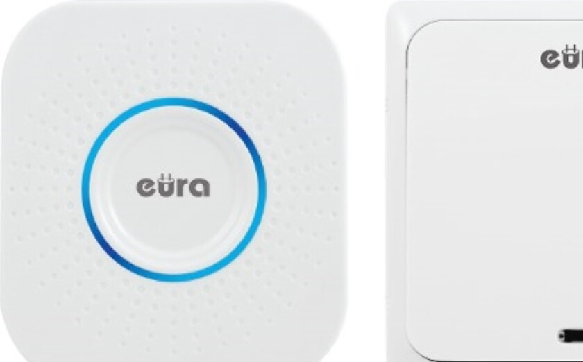 TRÅDLØS DØRKLOKKE ''EURA'' WDP-82H2 ''CHILL-OUT''-batterifri, knapp (kinetisk), utvidbar