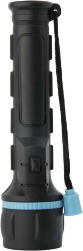 Emos P3861, Lommelykt, Svart, Blå, Plastikk, Gummi, LED, 1 lamper, 3 W