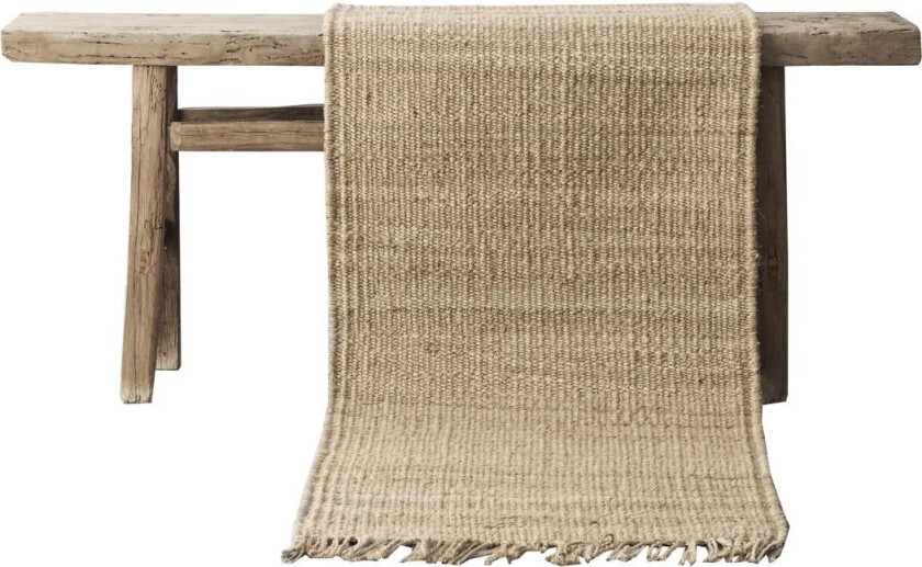 Hemp gulvteppe natur 80x150 cm