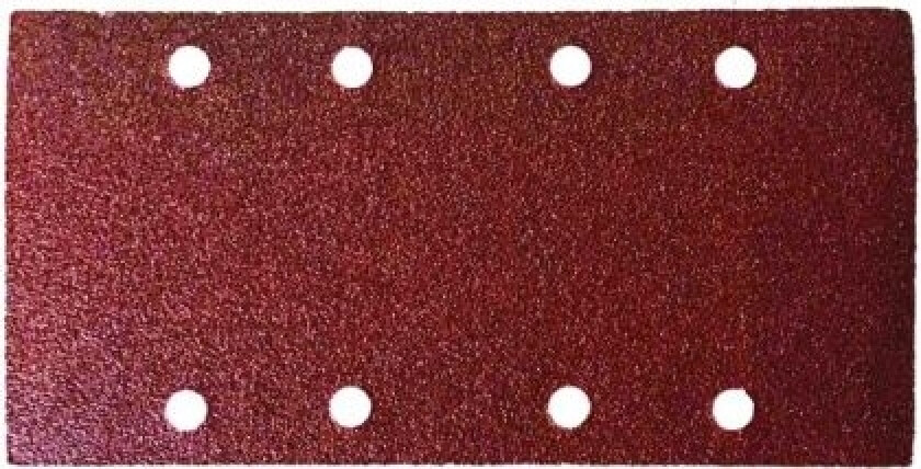 Slipepapir med borrelås 92 x 182mm, korn 80, 5 stk. (DED79432)