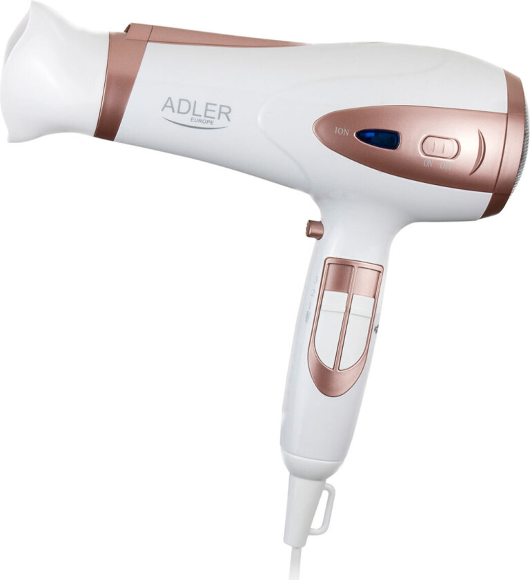 Hair Dryer AD 2248 2400 W Number of temperature settings 3 Ionic function Diffuser nozzle White