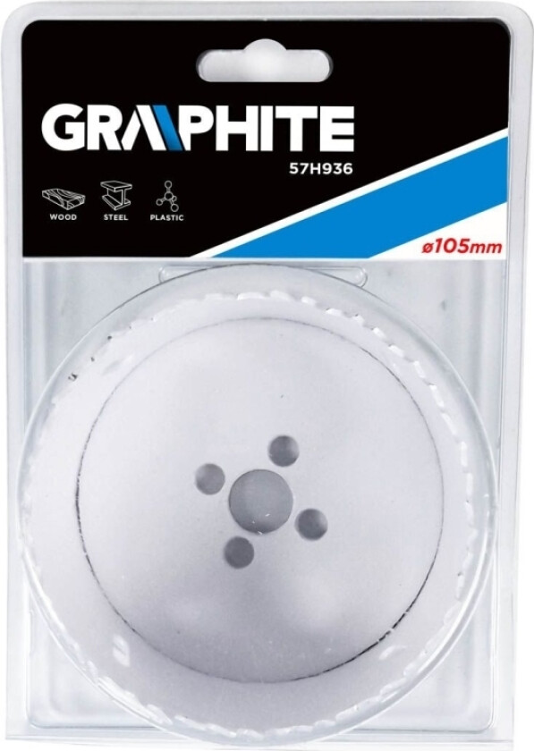 Grafitt Grafitt 105 mm bimetall hullsag - 57H936