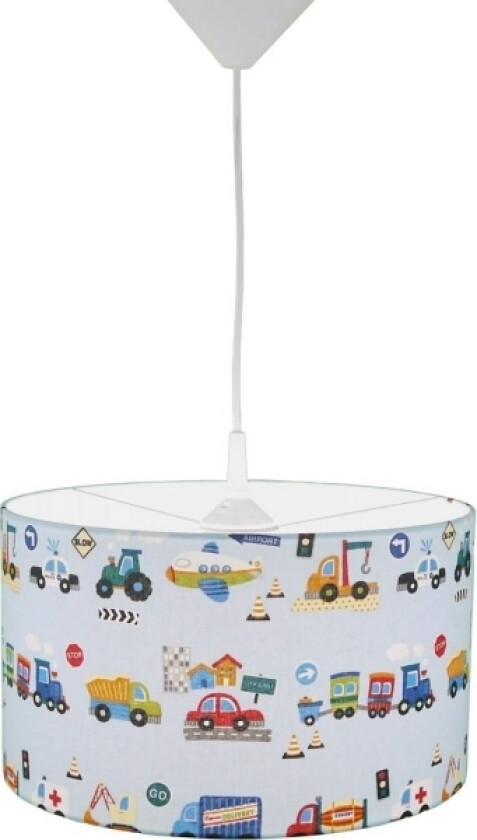 Biler Pendullampe Energisparepære, LED (RGB) E27 60 W Flerfarvet