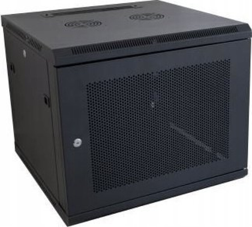 skap RACK hengende skap 19 tommer 9U 600x600 perforerte dører CCSW-0606-09UP