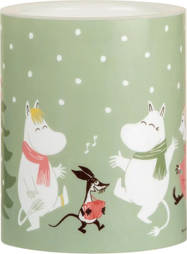 Moomin kubbelys LED 12,5 cm Festive spirits