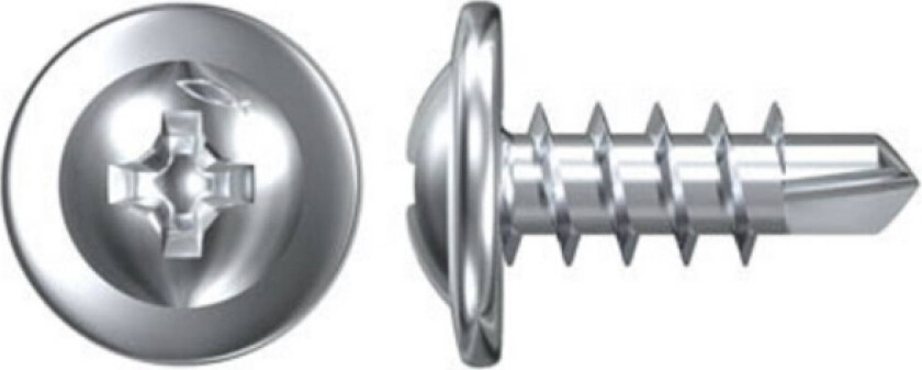 Fischertechnik Fischer 40457 Profilforbindelsesskruer 4.2 mm 13 mm Krydskærv Philips Metal 1000 stk