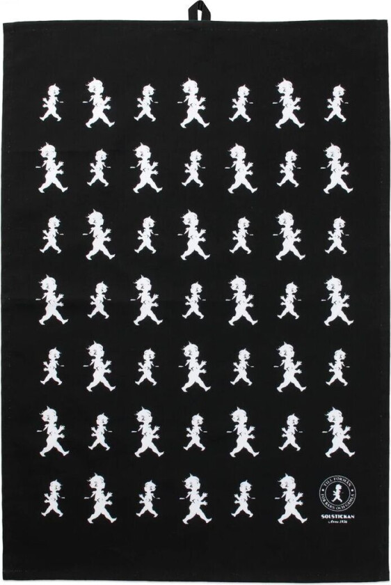 Solstickan kjøkkenhåndkle 50 x 70 cm Svart-hvit