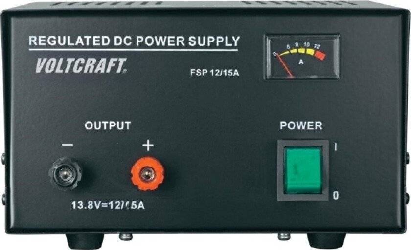 Voltcraft laboratoriestrømforsyning, fast spenning FSP-11312 13,8 - 13,8 V/DC 12 - 12 A 165 W 1 x (FSP-11312)