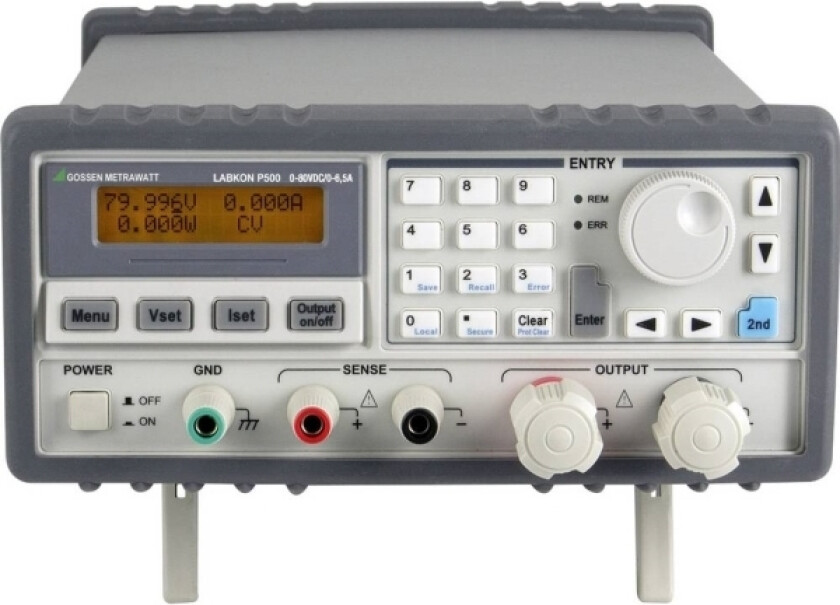 Metrawatt LABKON P800 120V 6.5A Laboratoriestrømforsyning, indstillelig 0.001 V - 120 V/DC 0.001 - 6.5 A 800 W programmerbar Antal udgange 1 x