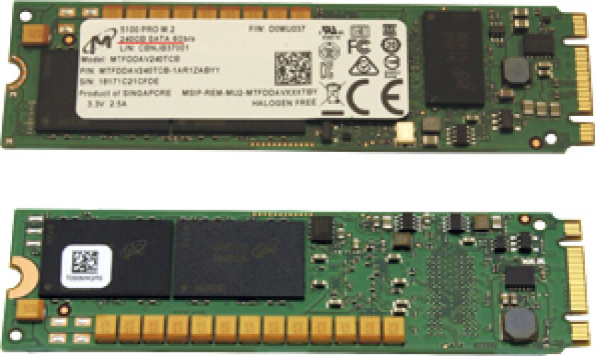 - SSD - 960 GB - intern - M.2 2280 - SATA 6Gb/s - for PRIMERGY RX1330 M5, RX2530 M6, RX4770 M6, TX1310 M5, TX1320 M5, TX1330 M5, TX2550 M7