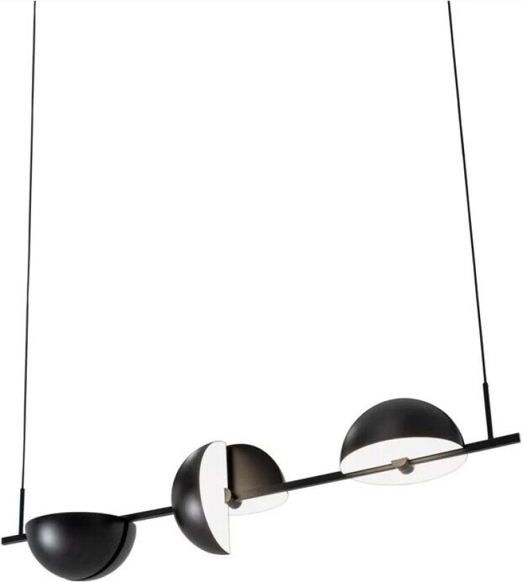 Trapeze triplette takpendel 140 cm Black