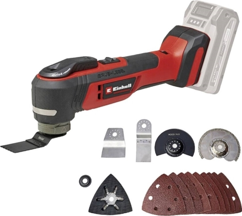 TP-MG 18 Li BL 4465190 Batteridrevet multifunktionsværktøj børsteløs, uden batteri, uden oplader, inkl. tilbehør - Uten batteri og opplader