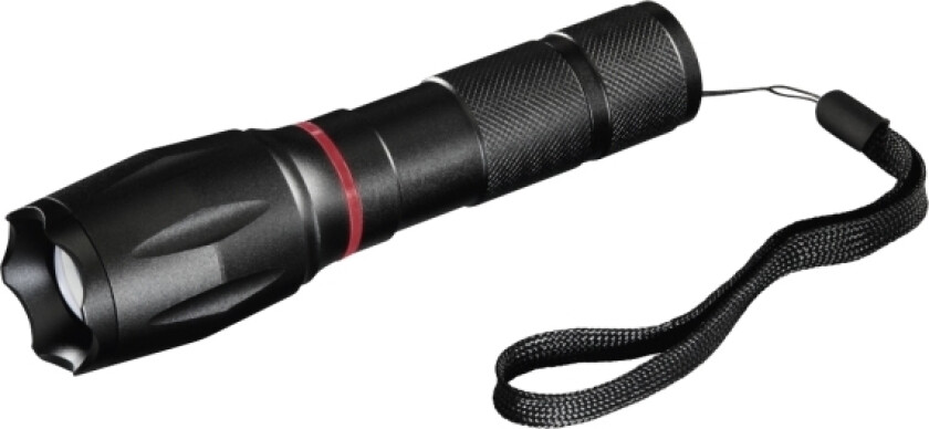 Solid Pro, Lommelykt, Svart, Aluminium, COB LED, 175 mm, 200 g