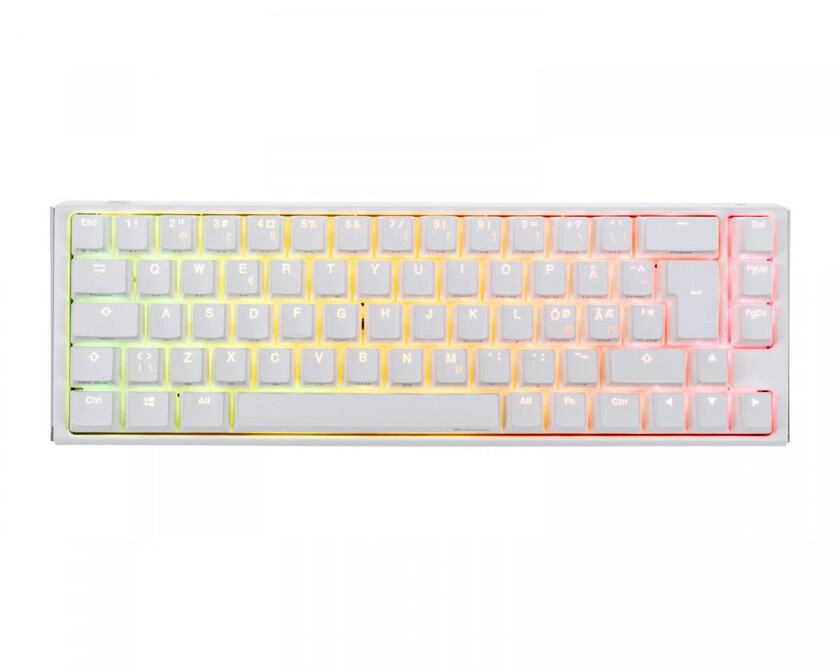 One 3 Sf Pure White Rgb Hotswap Tastatur [Mx Silent Red]