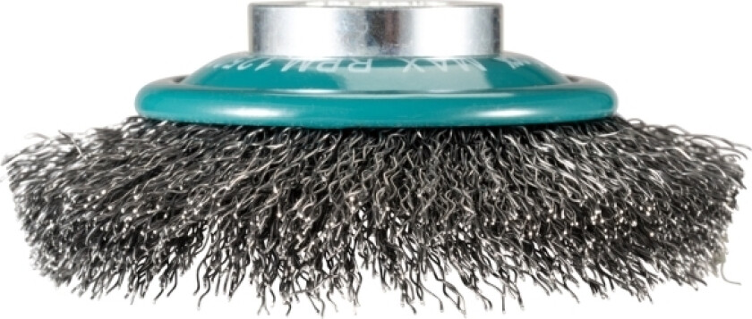 D-73449, Slipebørste, Kull stål, 12500 RPM, Flerfarget, Rund, 10 cm